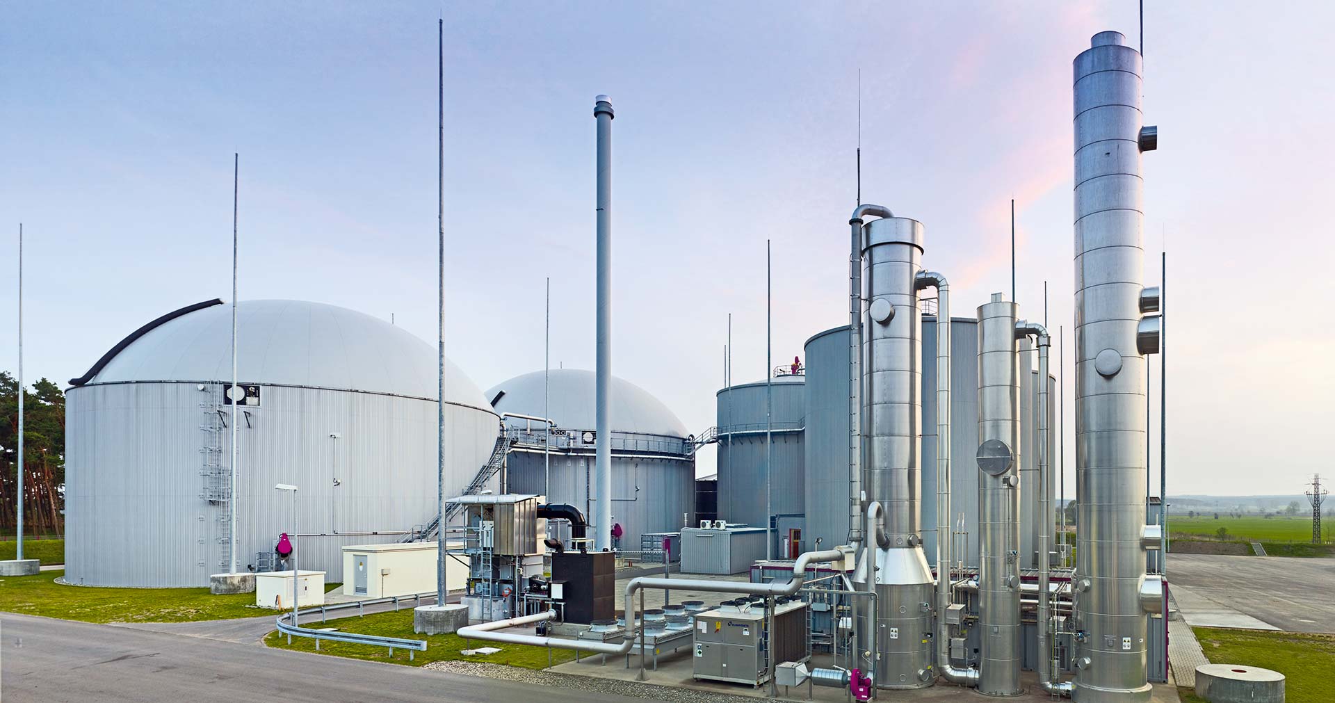 Biogasanlage und Biomethananlage I und II Satuelle